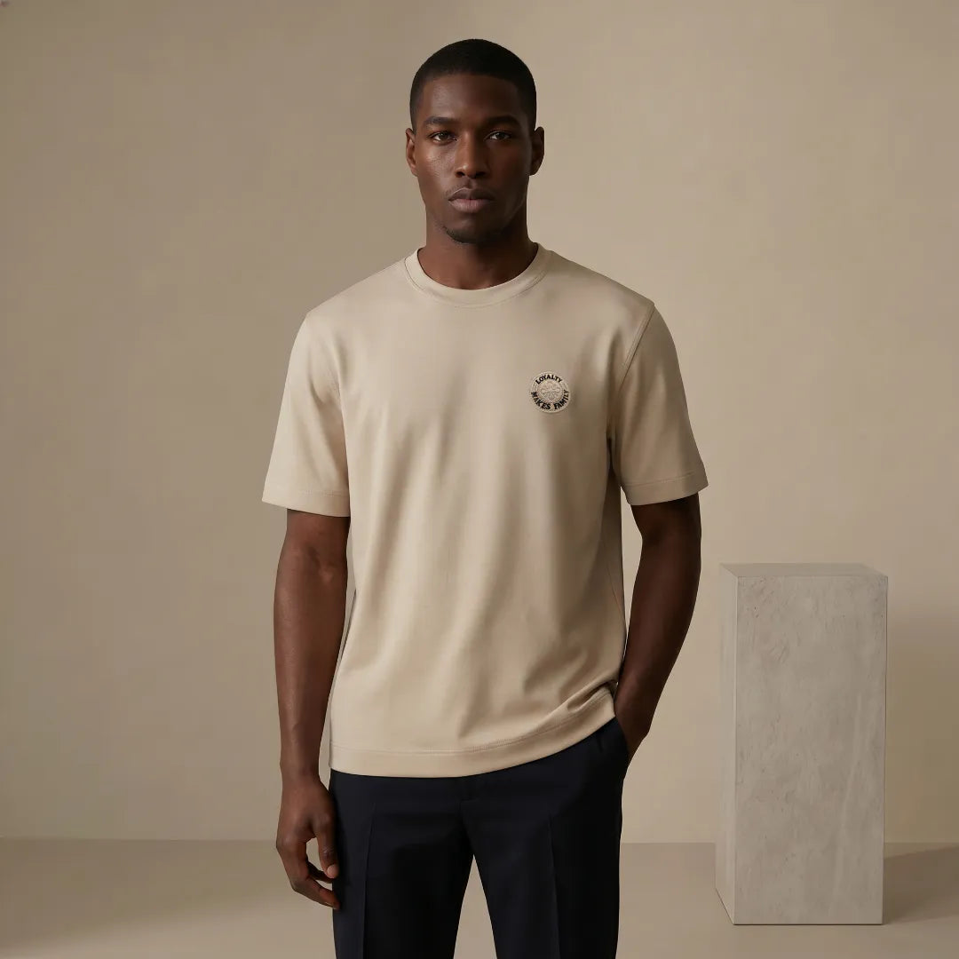 HELIX - T-Shirt > beige