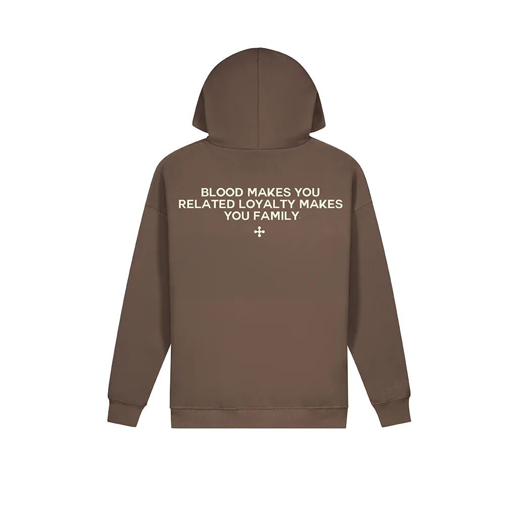 MOLECULE • Zipped Hoodie ❯ Mocha