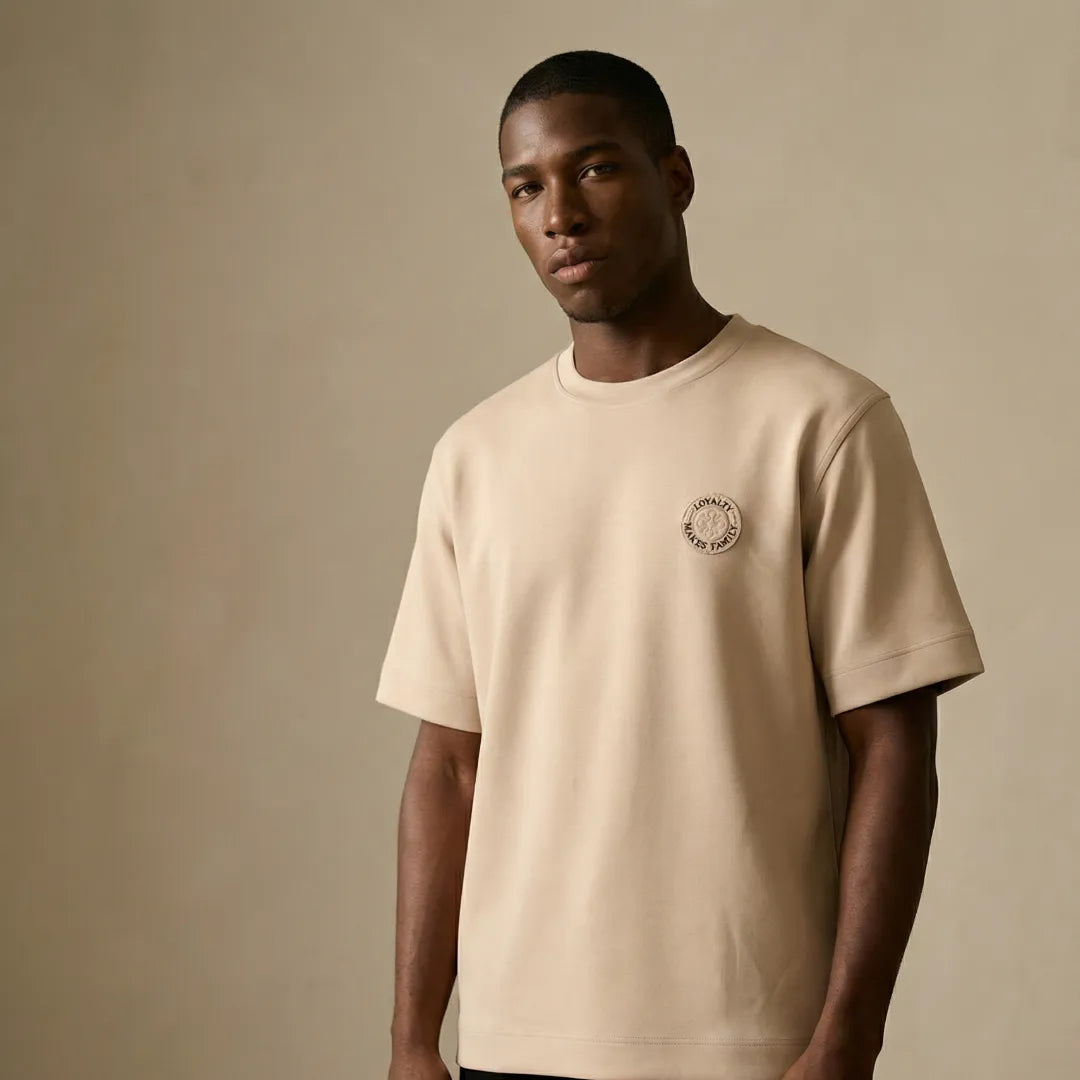 HELIX - T-Shirt  > beige