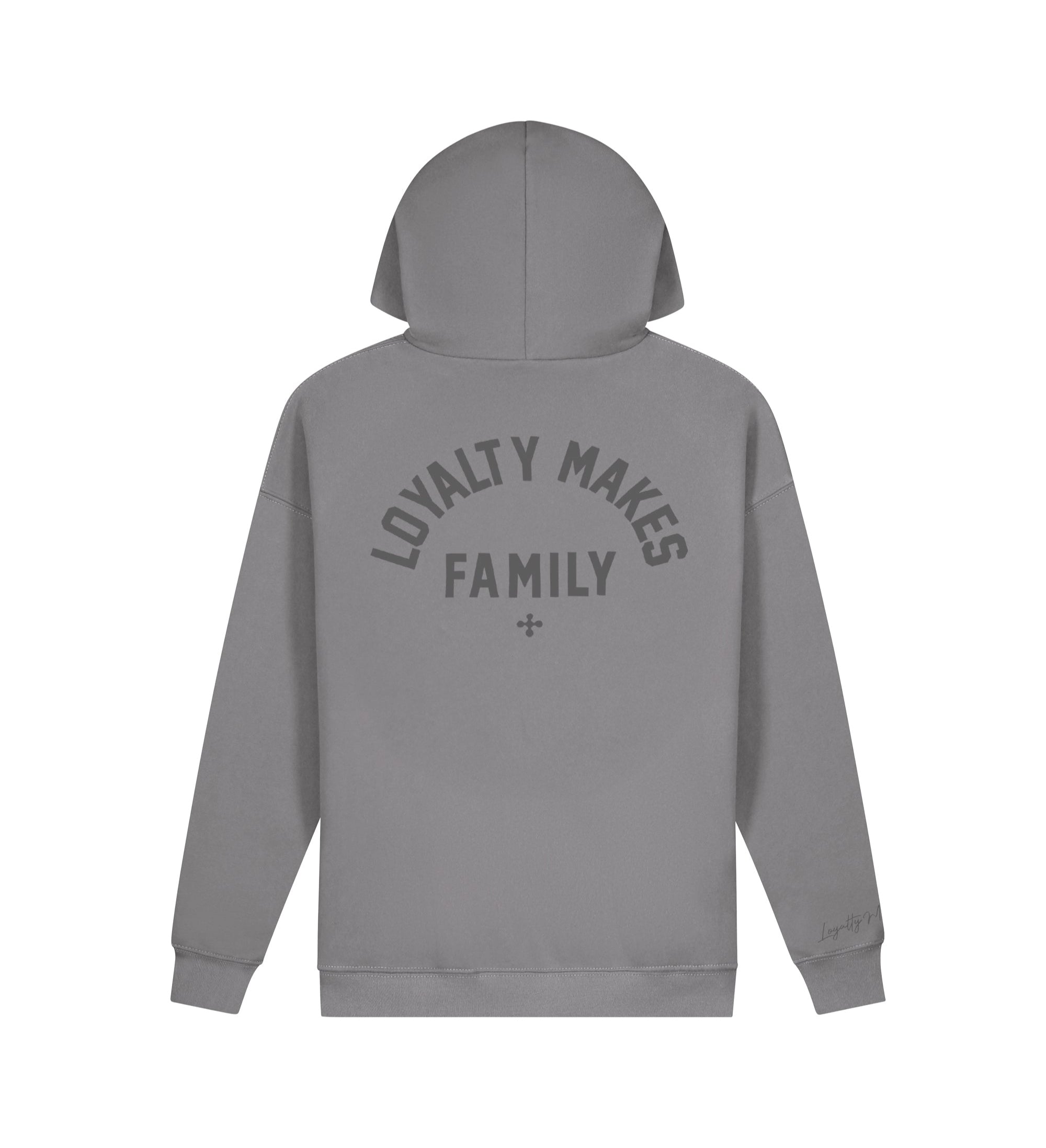 MOLECULE • Zipped Hoodie ❯ Stone Grey